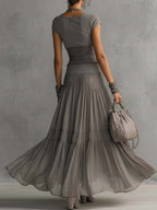 Nova | Sheer Layered Maxi Set
