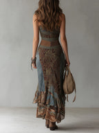 Nala | Asymmetric Boho Maxi Dress