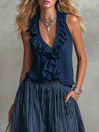 Naomi | Ruffled Flow Maxi Dress