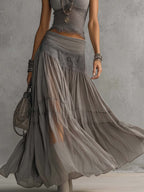 Nova | Sheer Layered Maxi Set