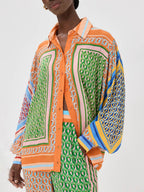 Josephine | Tropical Look Colorful Unique Shirt