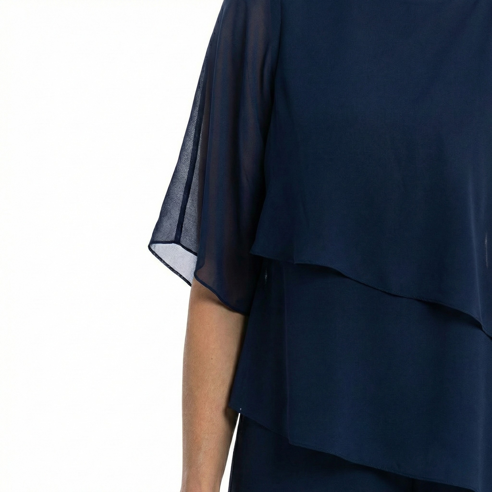 Gracielle | Suit With Draped Palazzo Pants
