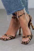 ANIMAL PRINT HIGH HEELS