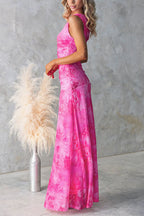 Diana | Elegant Printed Maxi Dress