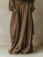 Aria | Flowing Hooded Maxi Dress
