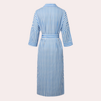 Noa | Relaxed Striped Shirt Midi Dress