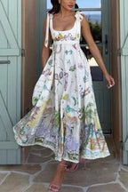 Sandra | Elegant Printed Maxi Dress