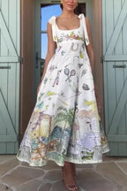 Sandra | Elegant Printed Maxi Dress