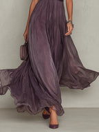 Amara | Flowing Chiffon Maxi Dress