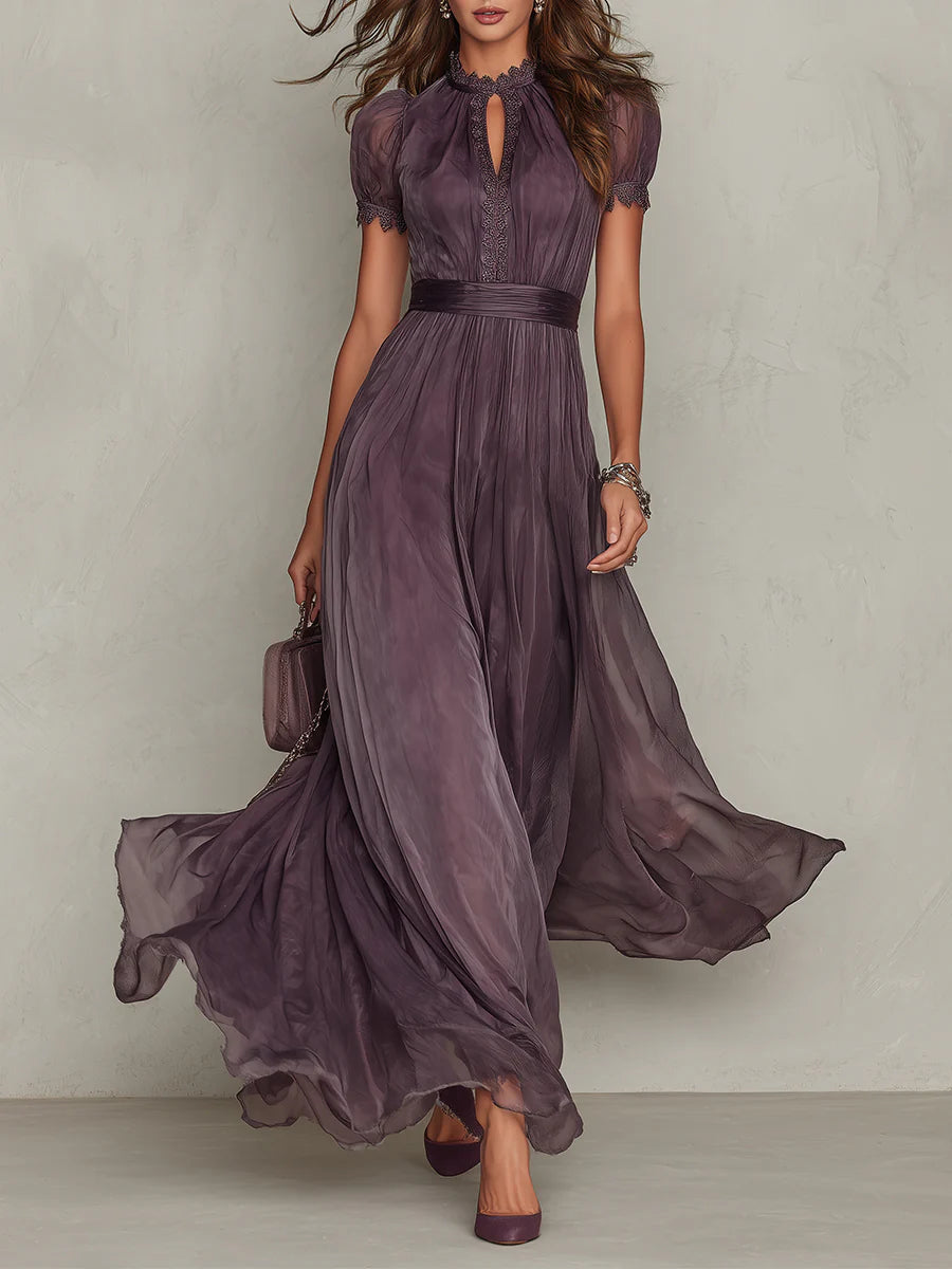 Amara | Flowing Chiffon Maxi Dress