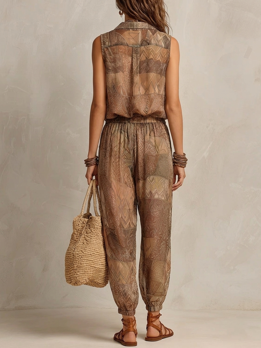 Maya | Relaxed Printed Jumpsuit