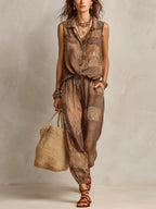 Maya | Relaxed Printed Jumpsuit