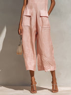 Amelie | Minimal Linen Jumpsuit