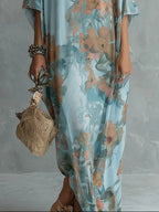 Luna | Relaxed Floral Kaftan Dress