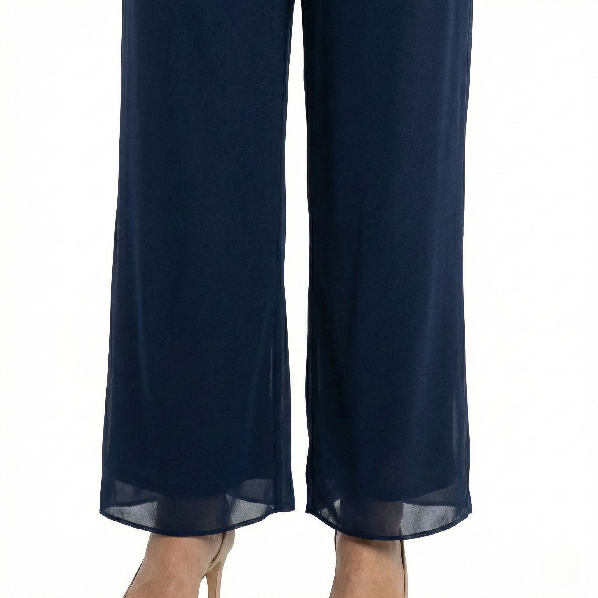 Gracielle | Suit With Draped Palazzo Pants