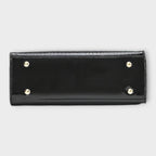 Olivia - Glossy Crocodile Pattern Handbag