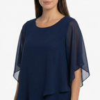 Gracielle | Suit With Draped Palazzo Pants